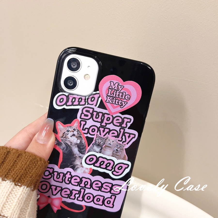 Ốp Điện Thoại Mềm Họa Tiết Mèo Vui Nhộn Cho IPhone 14 13 12 11 Pro Max X XR Xs Max 8 7 6 6s Plus SE 2020