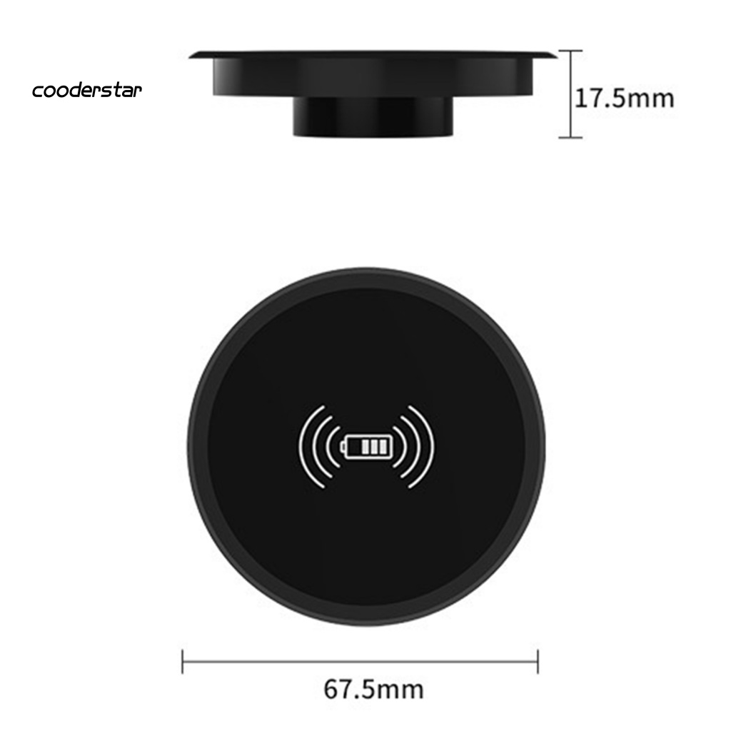 1 Bộ Đế Sạc Điện Thoại Không Dây Siêu Mỏng Dễ Lắp Đặt