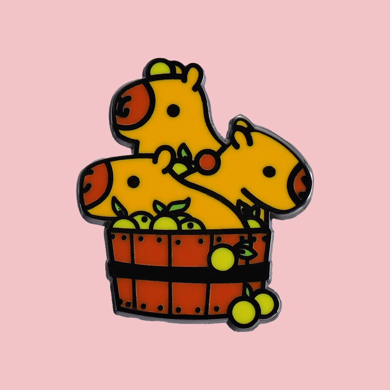 Huy Hiệu Cài Áo Hình Động Vật Dễ Thương