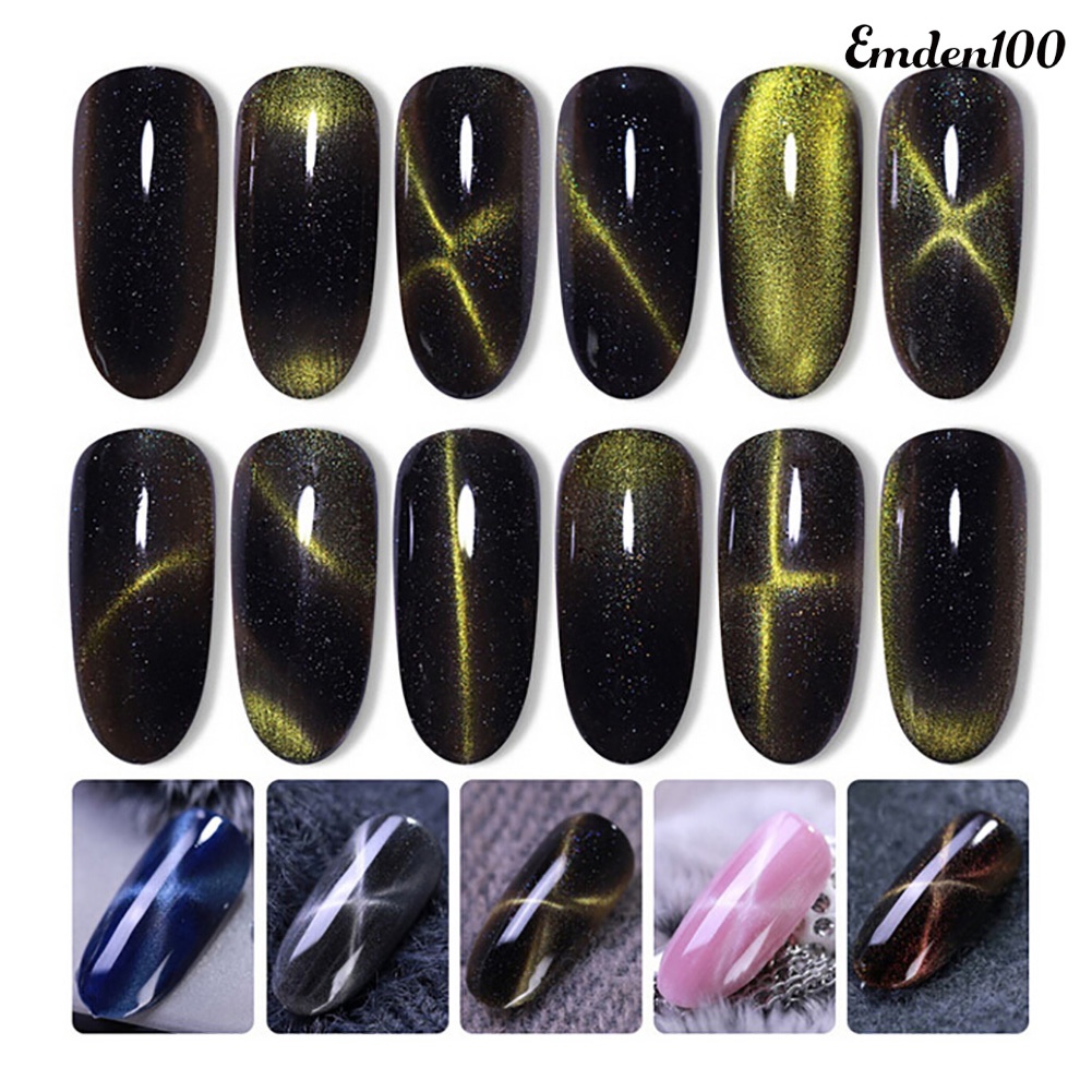 Que Trang Trí Móng Tay Tạo Hiệu Ứng Mắt Mèo 3D emden100