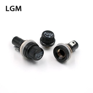 Set 5 giá đỡ cầu chì thủy tinh 5x20