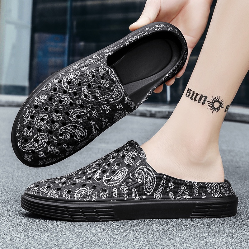 Dép sandal Dép chống trượt dép nam sandal dép nam xốp dép đi biển dép đúc quai ngang chất lượng cao dép nam