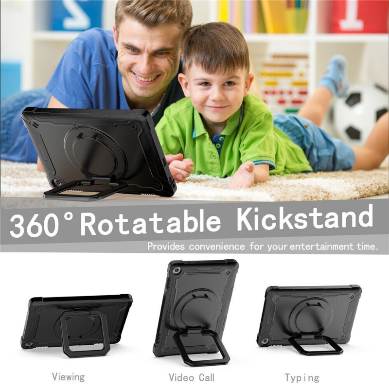 Ốp Máy Tính Bảng Chống Sốc Có Giá Đỡ Xoay Cho Lenovo Tab M10 3rd Gen TB328FU TB328XU 10.1 inch