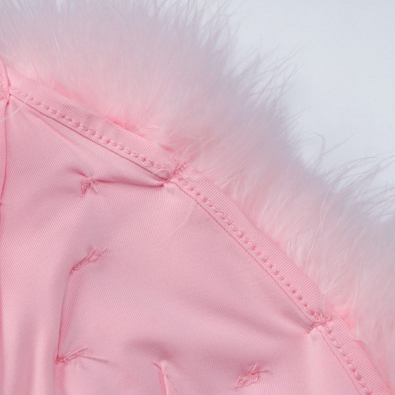 Áo Bra Lông Giả Phong Cách Quyến Rũ Trẻ Trung Dành Cho Nữ