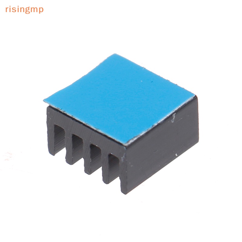 Set 10 Tấm Tản Nhiệt Làm Mát Bằng Nhôm Màu Đen Kích Thước 8.8x8.8x5mm