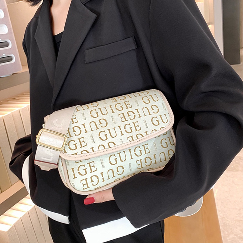 Ielgy Túi Đeo Chéo Vuông Nhỏ Nhắn Có Thể Điều Chỉnh Độ Cao Có Dây Đeo Bản Rộng Thời Trang retro Cho Nữ