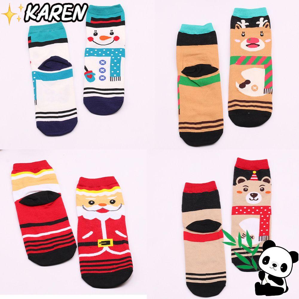 Vớ Giáng Sinh Giữ Ấm Mùa Đông Mềm Mại Dễ Thương Cho Nữ