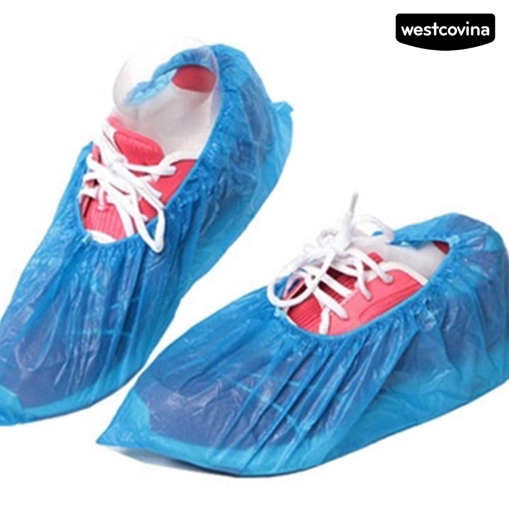 [COD]☁Set 100 Vỏ Bọc Giày Bằng Nhựa Chống Nước Dùng Một Lần Đa Ứng Dụng