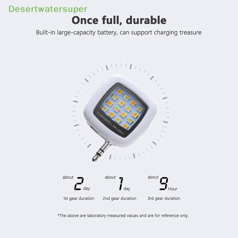 Đèn LED Hỗ Trợ Chụp Ảnh Selfie Cho Điện Thoại Di Động