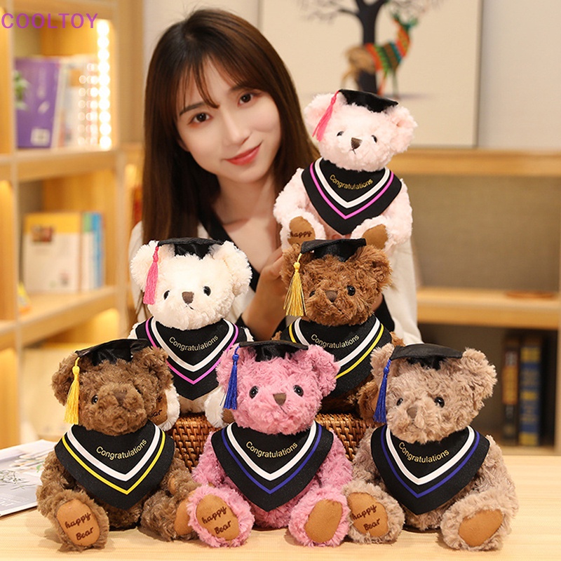 Thú Nhồi Bông Hình Gấu Dr.Bear 20CM Dễ Thương Cho Học Sinh