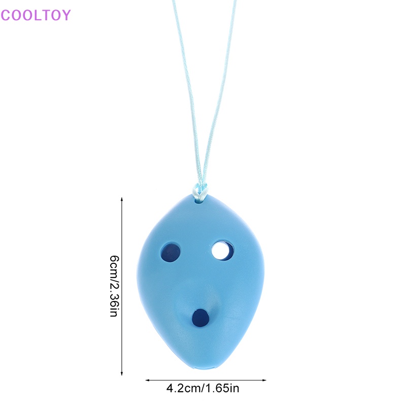 Sáo Ocarina 6 Lỗ Bằng Nhựa Nhiều Màu Sắc Dành Cho Người Mới Bắt Đầu