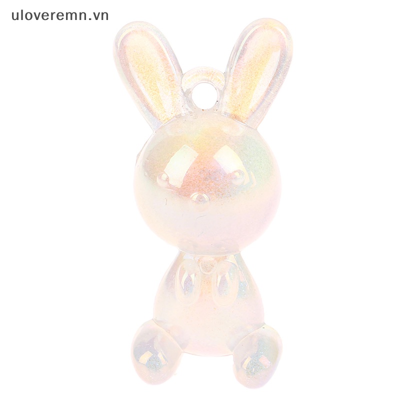 1 Mặt Vòng cổ Hình Thỏ Nhiều Màu Sắc DIY