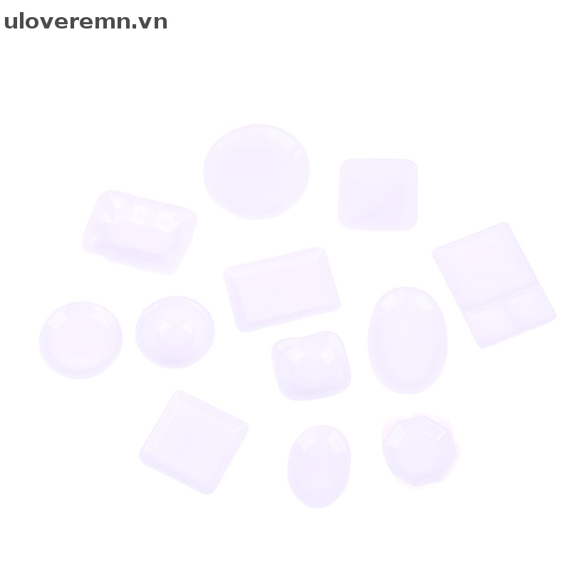 Set 12 Dĩa Mini Trang Trí Nhà Búp Bê