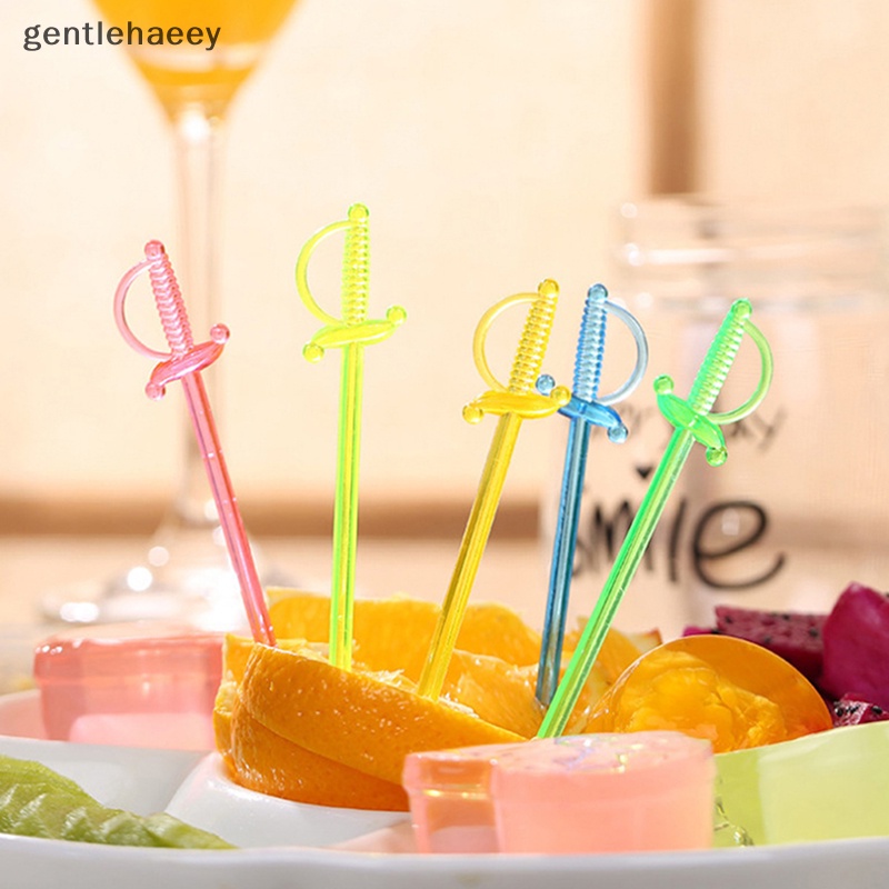 Set 50 / 100 Nĩa Ăn Trái Cây Họa Tiết Hoạt Hình Dễ Thương