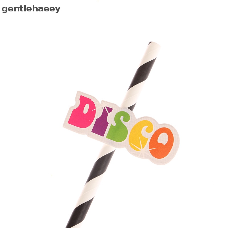 Set 10 Ống Hút Đính Bóng Tròn Nhiều Màu Trang Trí Tiệc