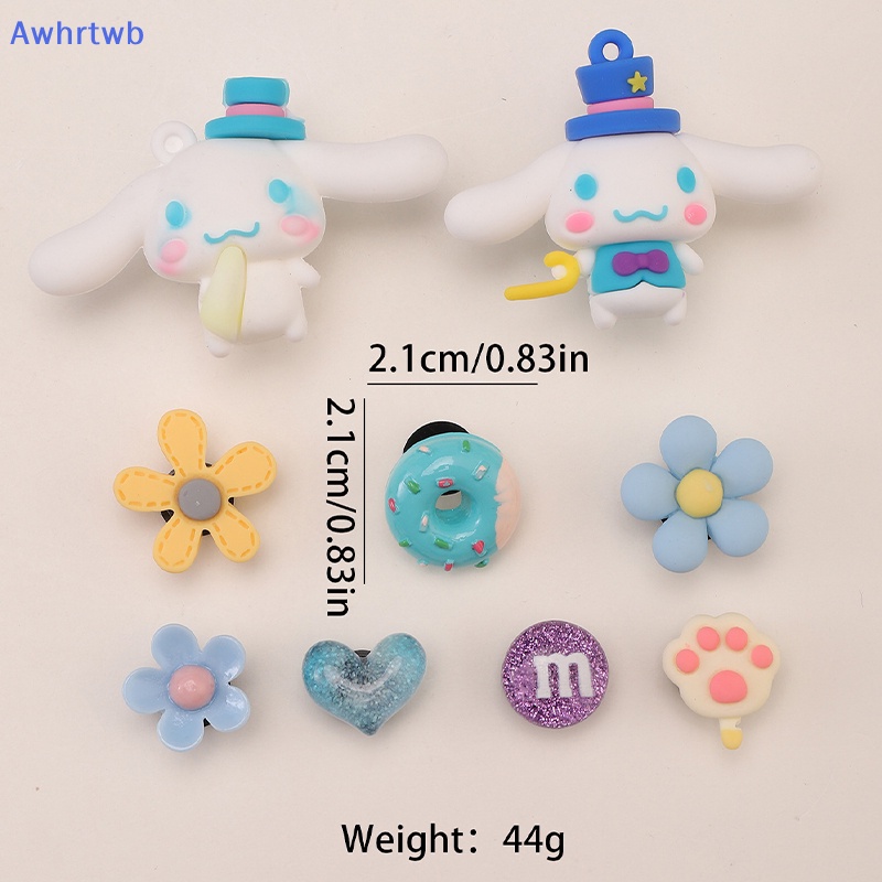 Set 9 Phụ Kiện Trang Trí Giày Hình Giày Croc DIY Cho Bé Mới