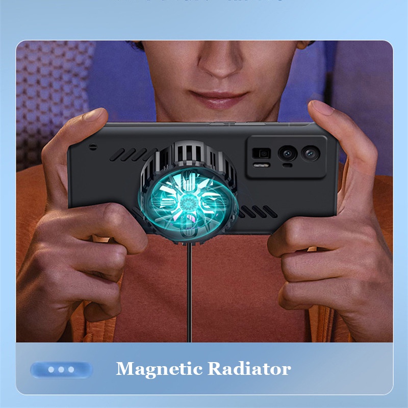 Ốp Điện Thoại Nam Châm Tản Nhiệt Không Khung Cho Xiaomi Redmi K50 K50i K60 K60E K40 Ultra Pro