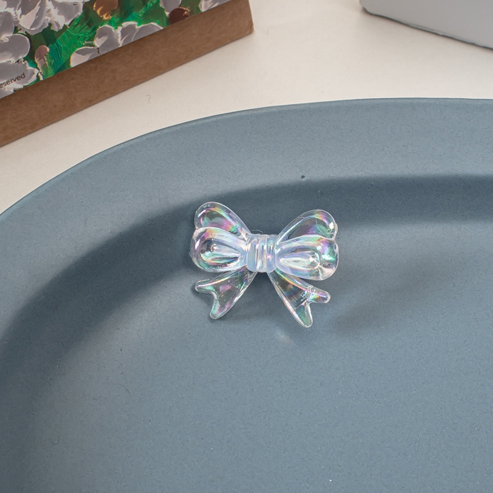 Kẹp Tóc Nơ Mini Trong Suốt Dễ Thương