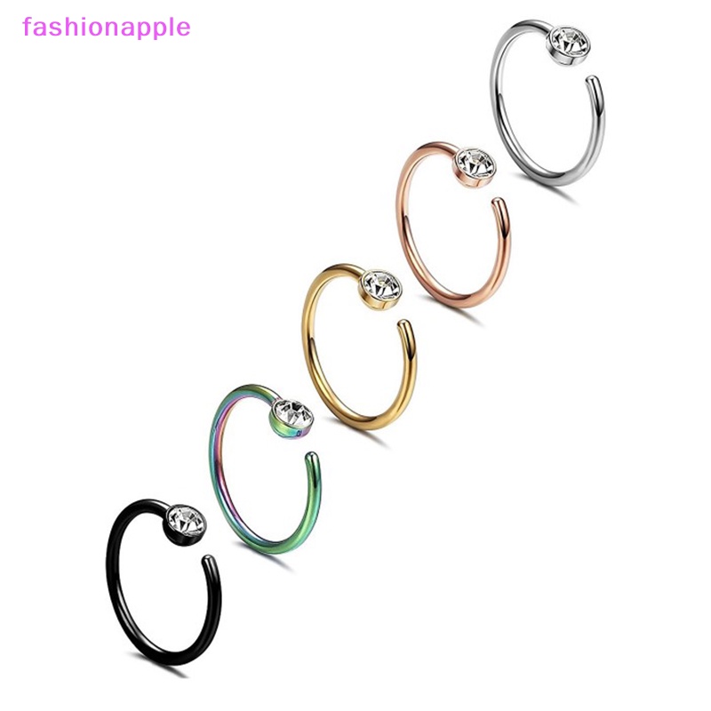 1 Khuyên Xỏ Mũi Bằng Thép Thời Trang Cá Tính