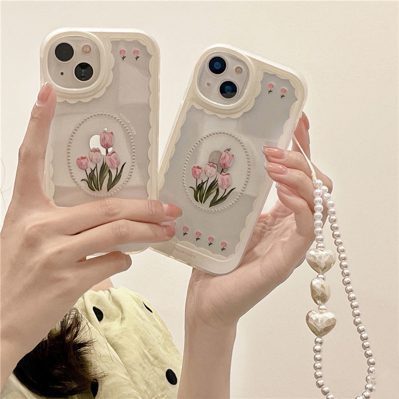 Ốp Điện Thoại Trong Suốt In Hình Nữ Thần Có Dây Đeo Cho Iphone 14Promax 13 12 / 11 XSM / 8 / 7