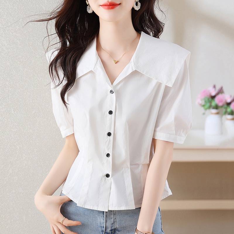 Áo Sơ Mi Chiffon Cao Cấp Phong Cách Thời Trang Pháp 2023 Mới