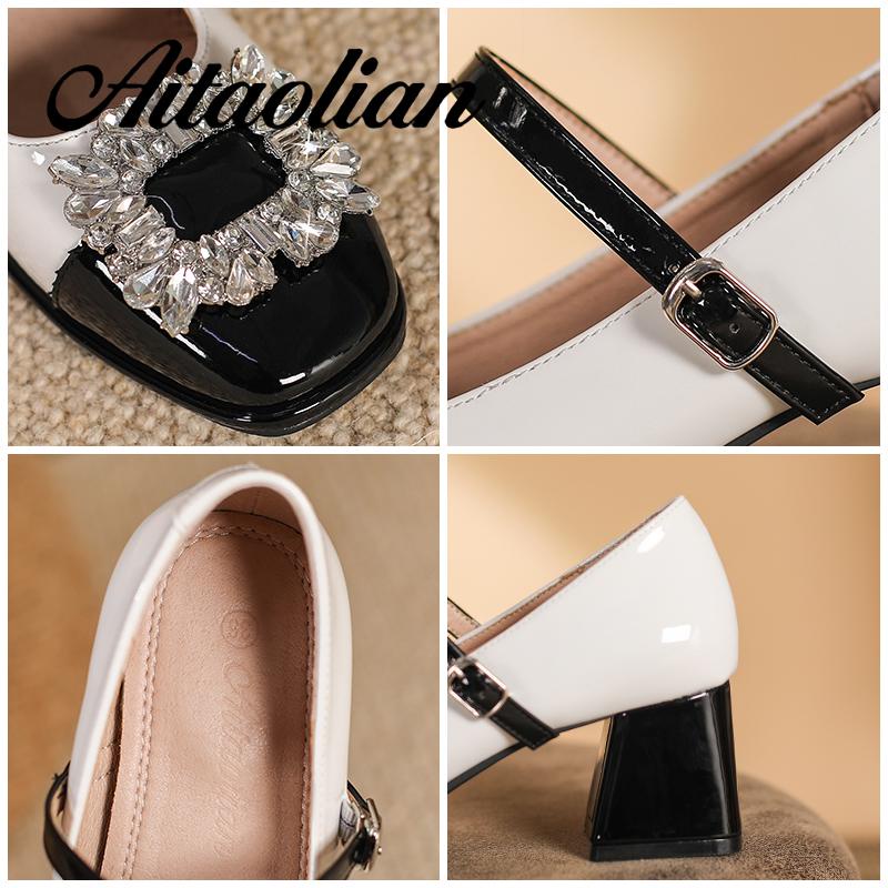 Giày Cao Gót 5.5cm Da Bóng Đế Mềm Thời Trang Cho Nữ