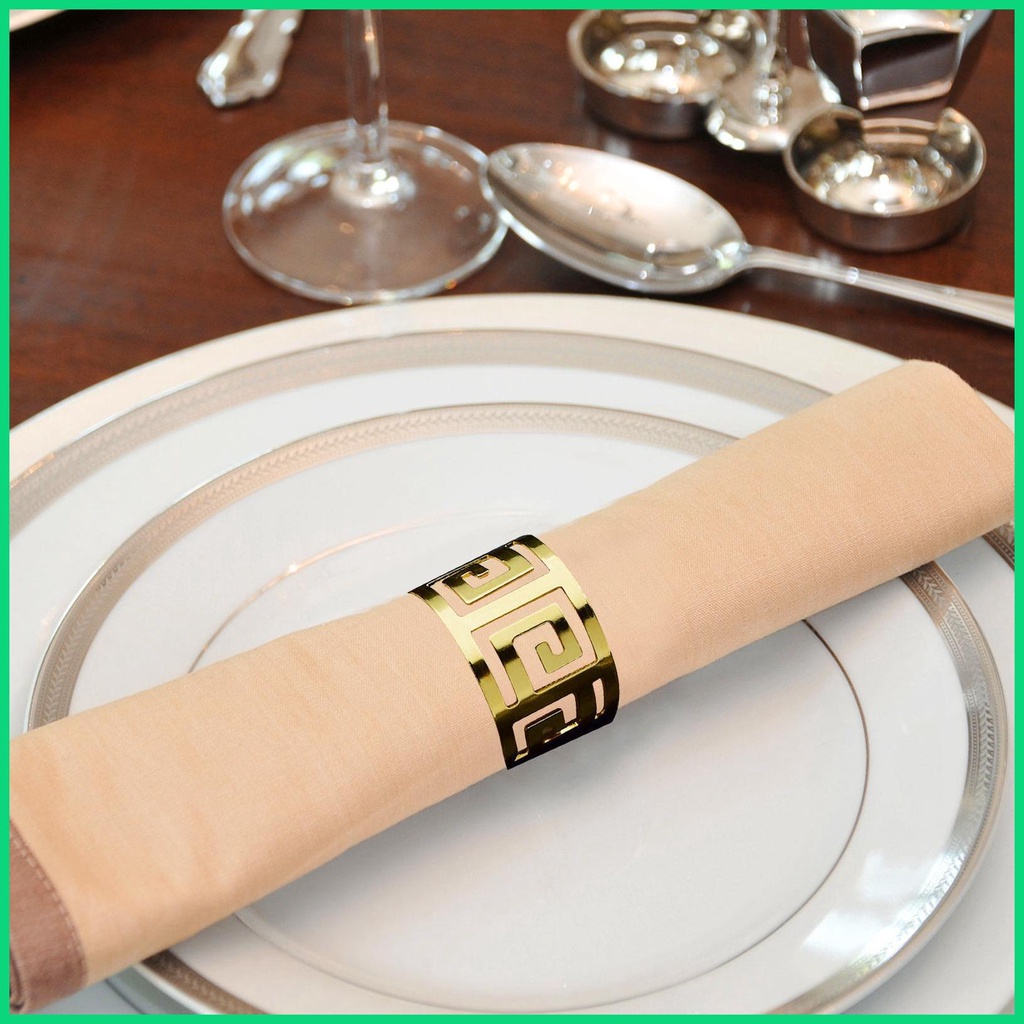 Set 16 Vòng Nhẫn Giữ Khăn Ăn Tiện Lợi