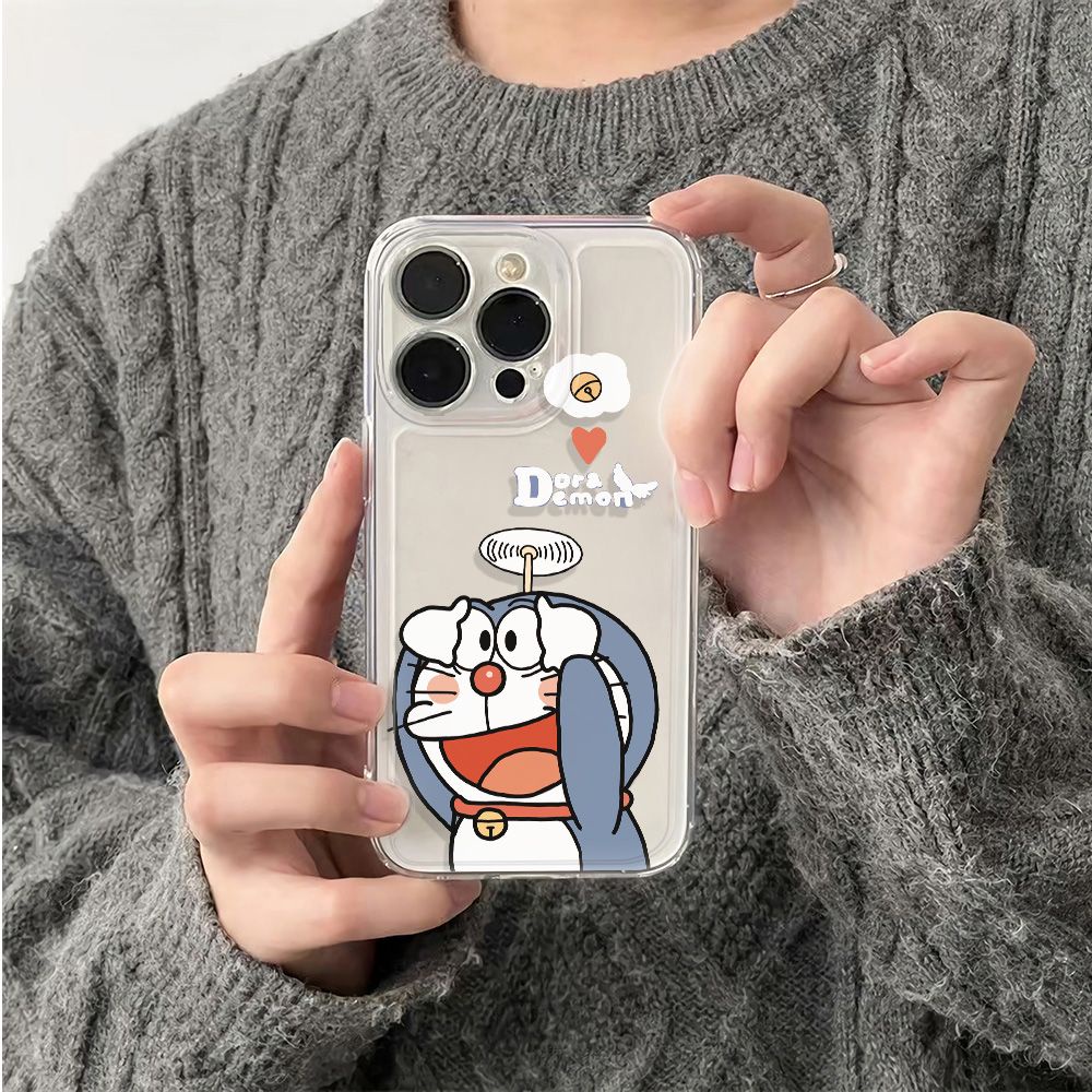 ✅Ốp Điện Thoại Mềm Chống Gió In Hình Mèo Tinkerbell Cho Iphone 12 78Max6In13 11 J7VT 14Pro Plus