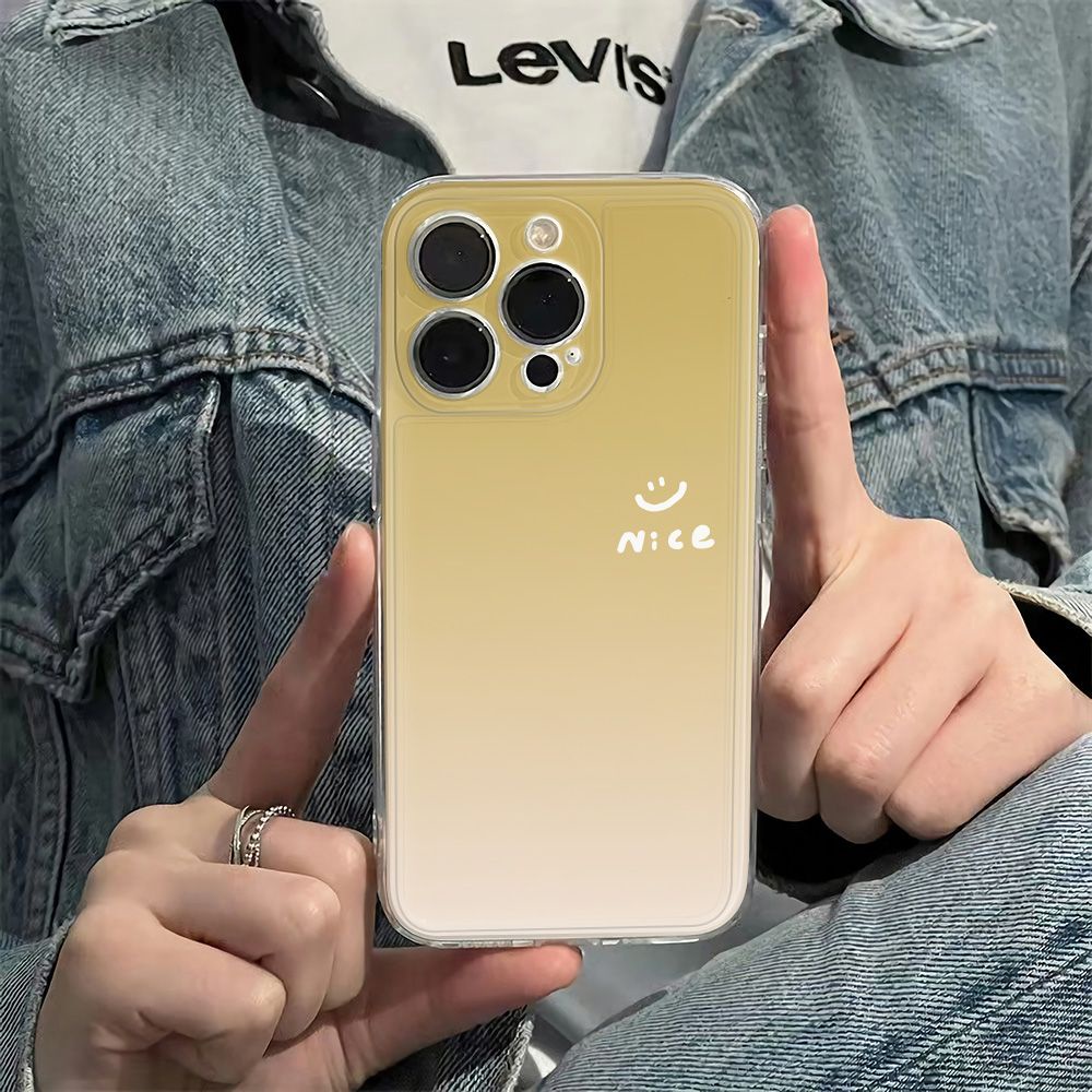 ✅Ốp Điện Thoại Mềm Chống Sốc In Hình Mặt Cười 78 Cho Iphone 12 13 6In14Pro 11 BAC6