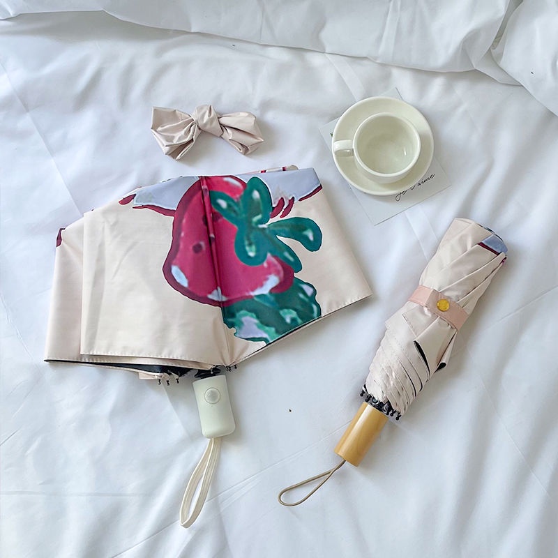 Dù Đi Mưa Tự Động Hình Thỏ Dễ Thương Chất Lượng Cao