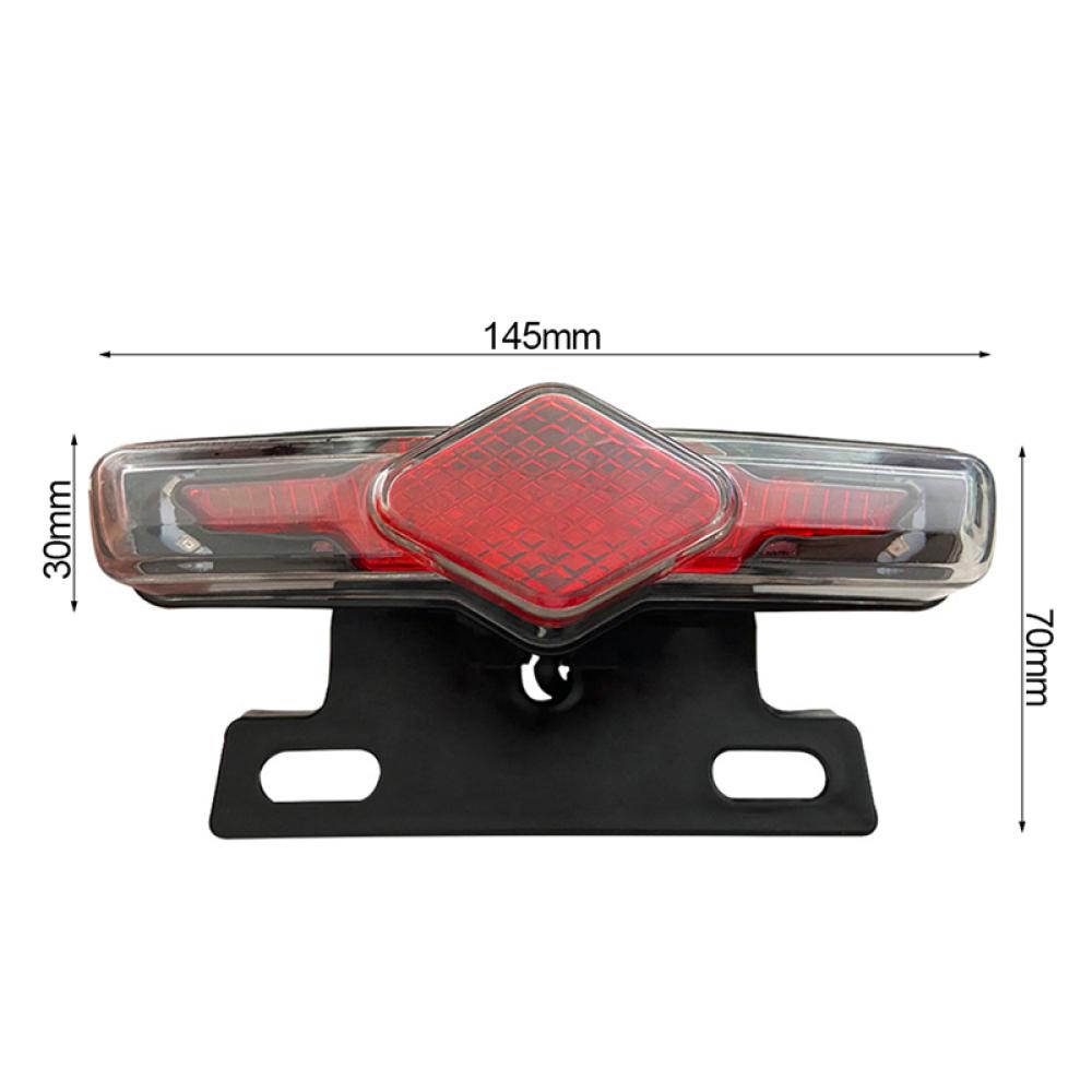 Đèn Cảnh Báo Giao Thông Gắn Đuôi Xe Đạp Điện D7U4 12V / 36V-60V