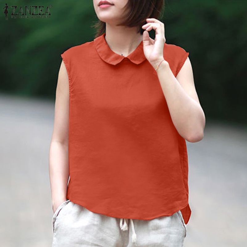 Zanzea Áo Nữ Không Tay Hở Lưng Thời Trang Quyến Rũ