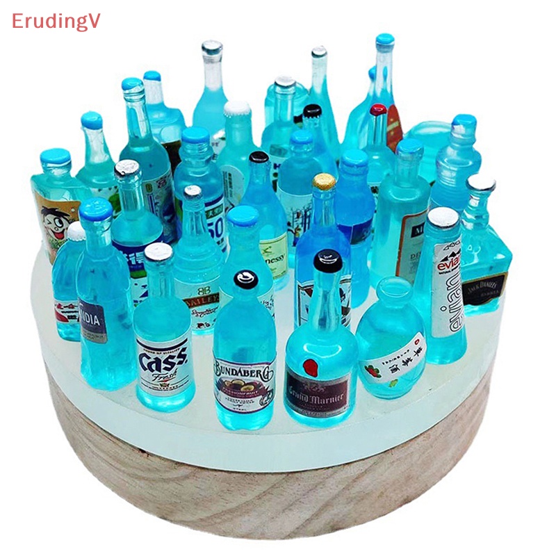 Set 10 Chai Đựng Kem / Đồ Uống Ba Chiều Màu Xanh Dương Trong Suốt DIY