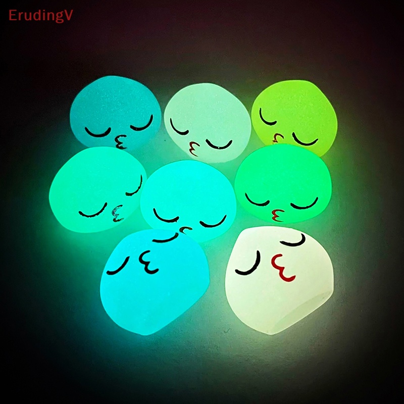 Bộ 5 Đồ trang trí Giọt Nước Mini Màu Dạ Quang Dùng Trang Trí Tiểu Cảnh