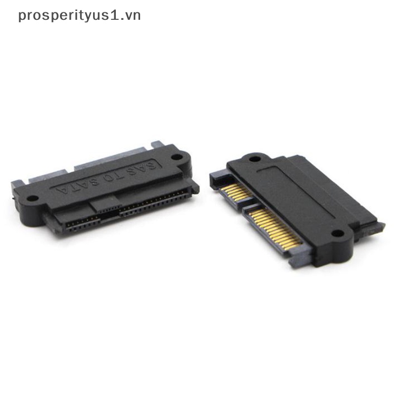 Đầu Nối Chuyển Đổi SAS 29 pin Female Sang SATA 22pin Male Cho Windows Sasperityus1