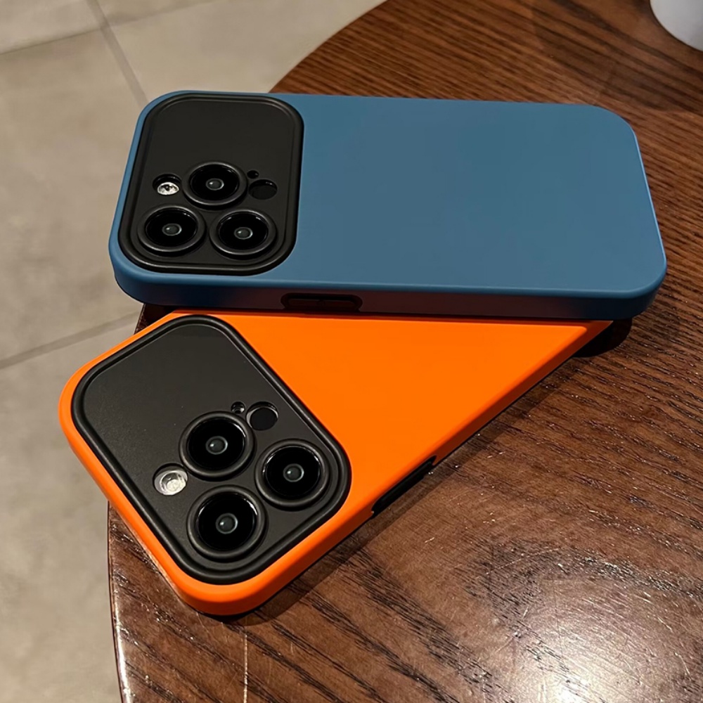 Ốp Điện Thoại Silicon TPU Mềm Đơn Giản Bảo Vệ Ống Kính Máy Ảnh Toàn Diện Cho IPhone 14 Pro Max 13 12 11 Pro Max XS XR