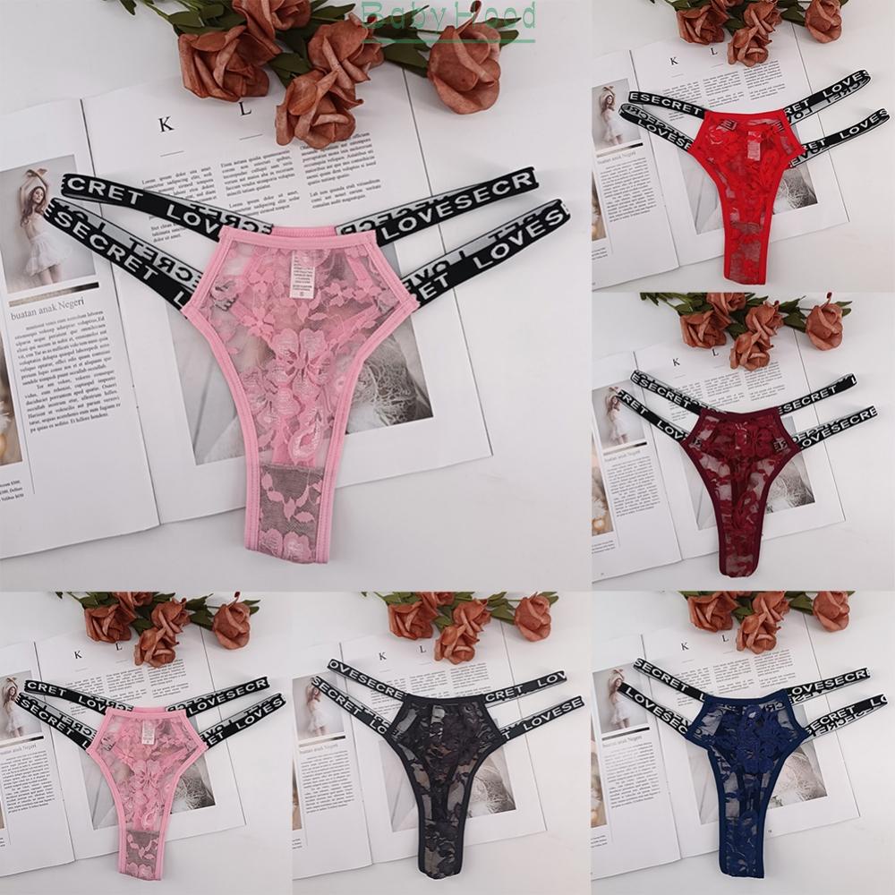 Women's Stylish and Comfortable Lace Thong G String T Back Panties Lingerie Underwear#BBHOOD