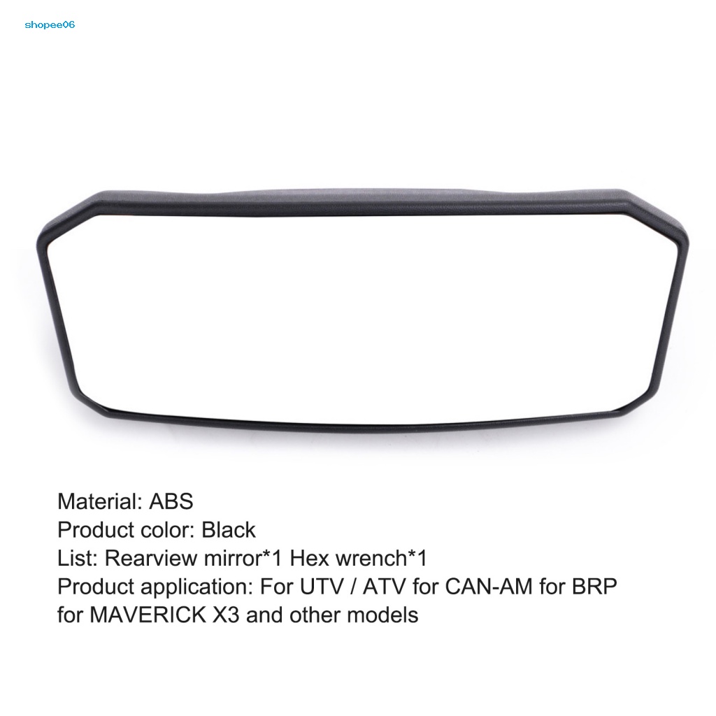 Gương Chiếu Hậu Góc Rộng Xoay Được Điều Chỉnh Được Hình Chữ Nhật Cho Xe Hơi MAVERICK X3
