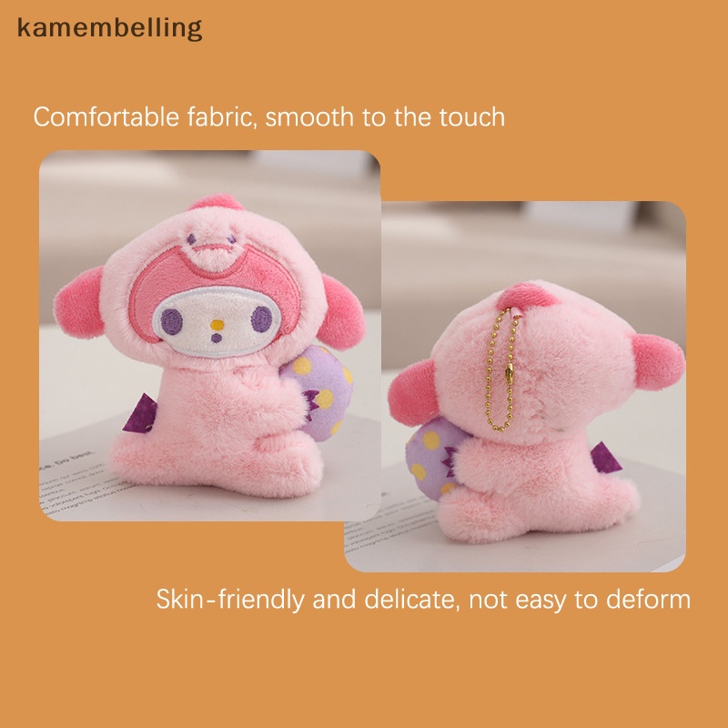 Móc Khóa Hình Mèo Nhồi Bông Kuromi Dễ Thương