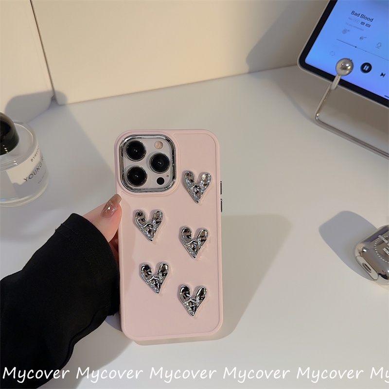 Ốp Điện Thoại Silicon TPU Mềm Trong Suốt Chống Sốc Mạ Điện 3D Cho iPhone 14 13 12 11 Pro Max 8 7 Plus X XR Xs Max SE 2020