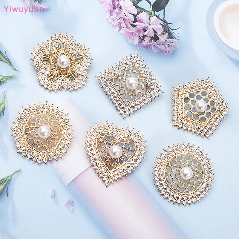 Trâm Cài Áo Hình Đa Giác Đính Đá Thời Trang Mới