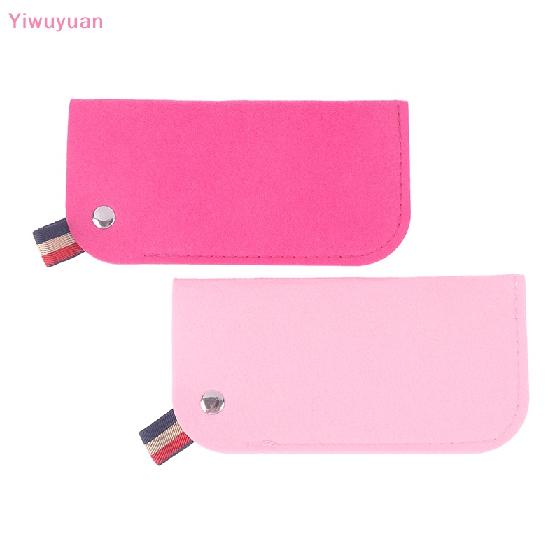 < Yiwuyuan > Túi Đựng Mắt Kính Bằng Vải Nỉ Dày Dặn Mềm Mại Nhiều Màu Sắc Mới