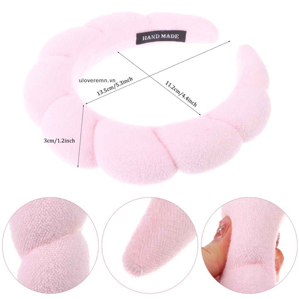 Bộ 4 Băng Đô Trang Điểm Bằng Vải Dành Cho Nữ