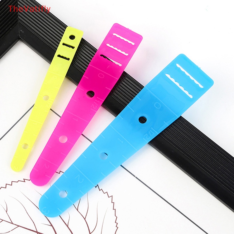 [Thevalifly] 3 Kích Cỡ Nhựa Đàn Hồi Hỗn Hợp Hướng Dẫn Chỉ May Vá DIY