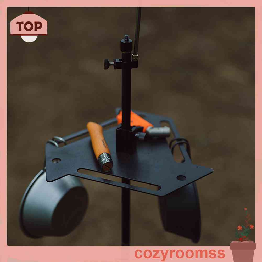 Giá Đỡ Đèn Cắm Trại / Nướng BBQ Mini Bằng Hợp Kim Nhôm Có Thể Gấp