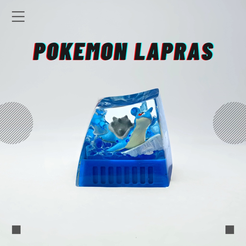 Bàn Phím Cơ Chơi Game Artisan Pokemon Bằng Nhựa Resin Tùy Chỉnh Cá Tính