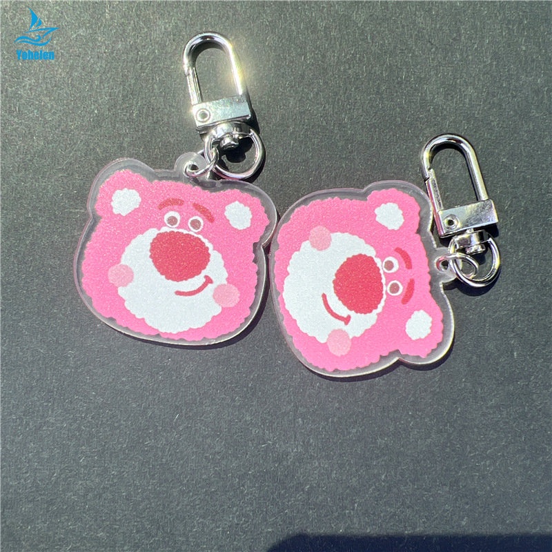 1 Móc Khóa Dạng Bút Hình Chú Gấu Hoạt Hình Dễ Thương Cho Nam Và Nữ