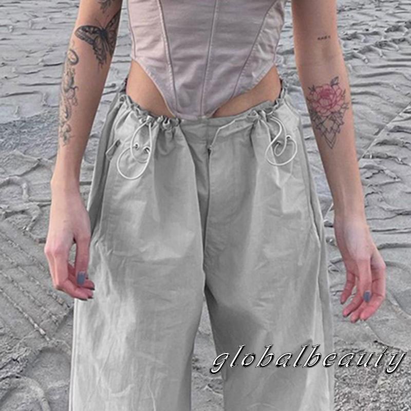 Quần Dài Dây Rút Màu Sắc Thời Trang Cho Nữ