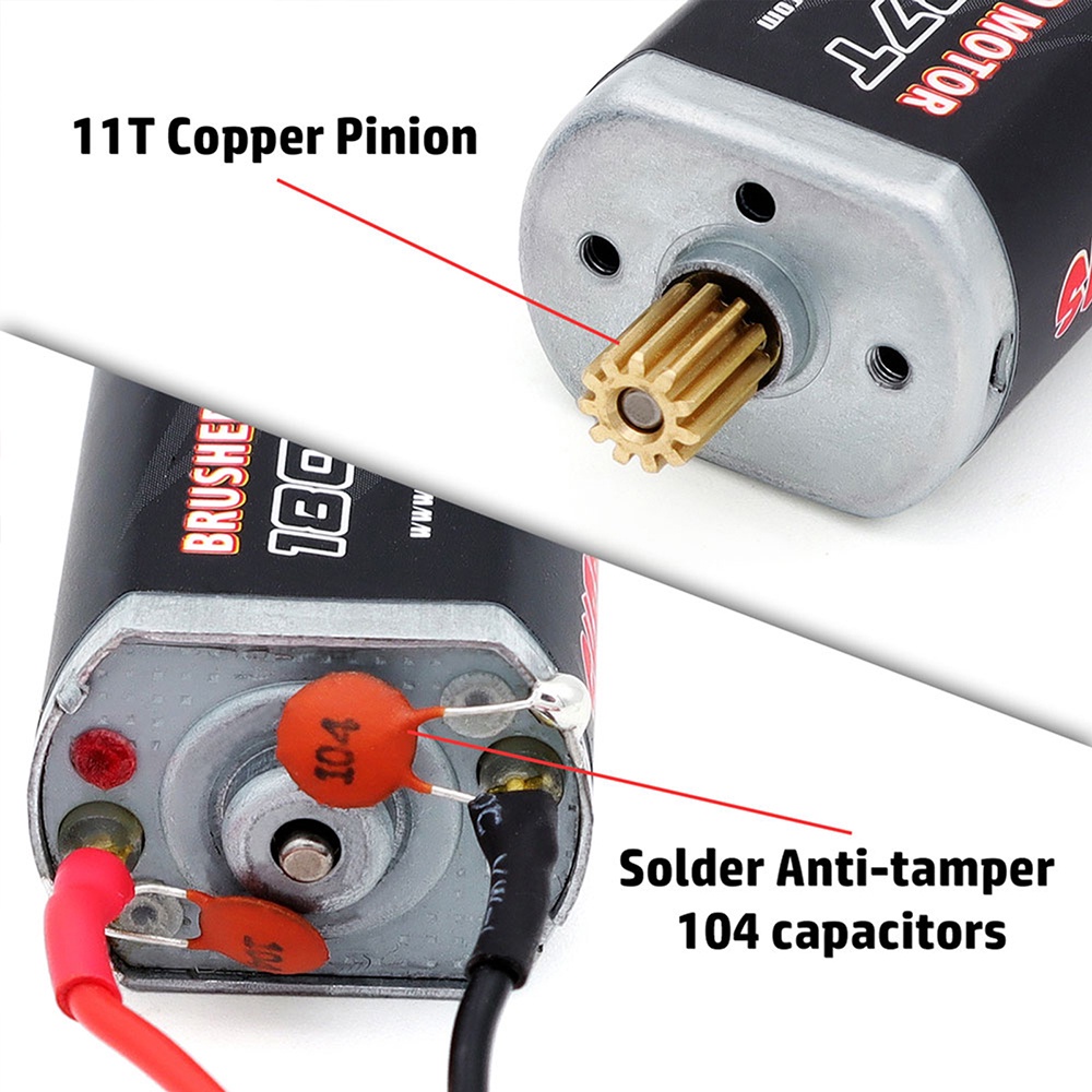 Động Cơ 180 87T 11T Cho Xe Điều Khiển Traxxas trx4m Tỉ Lệ 1 / 18