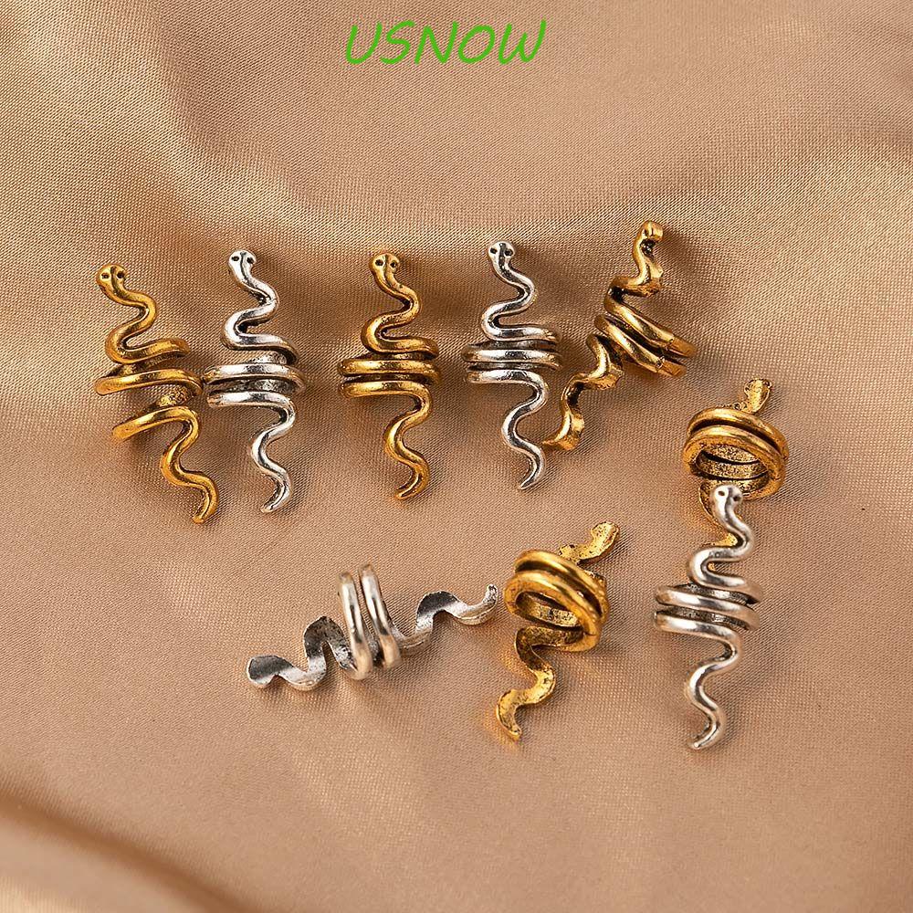 Vòng Tay Chuỗi Hạt Hình Rắn Độc Đáo|Phụ Kiện Trang Sức Tóc Giả Phong Cách Châu Phi